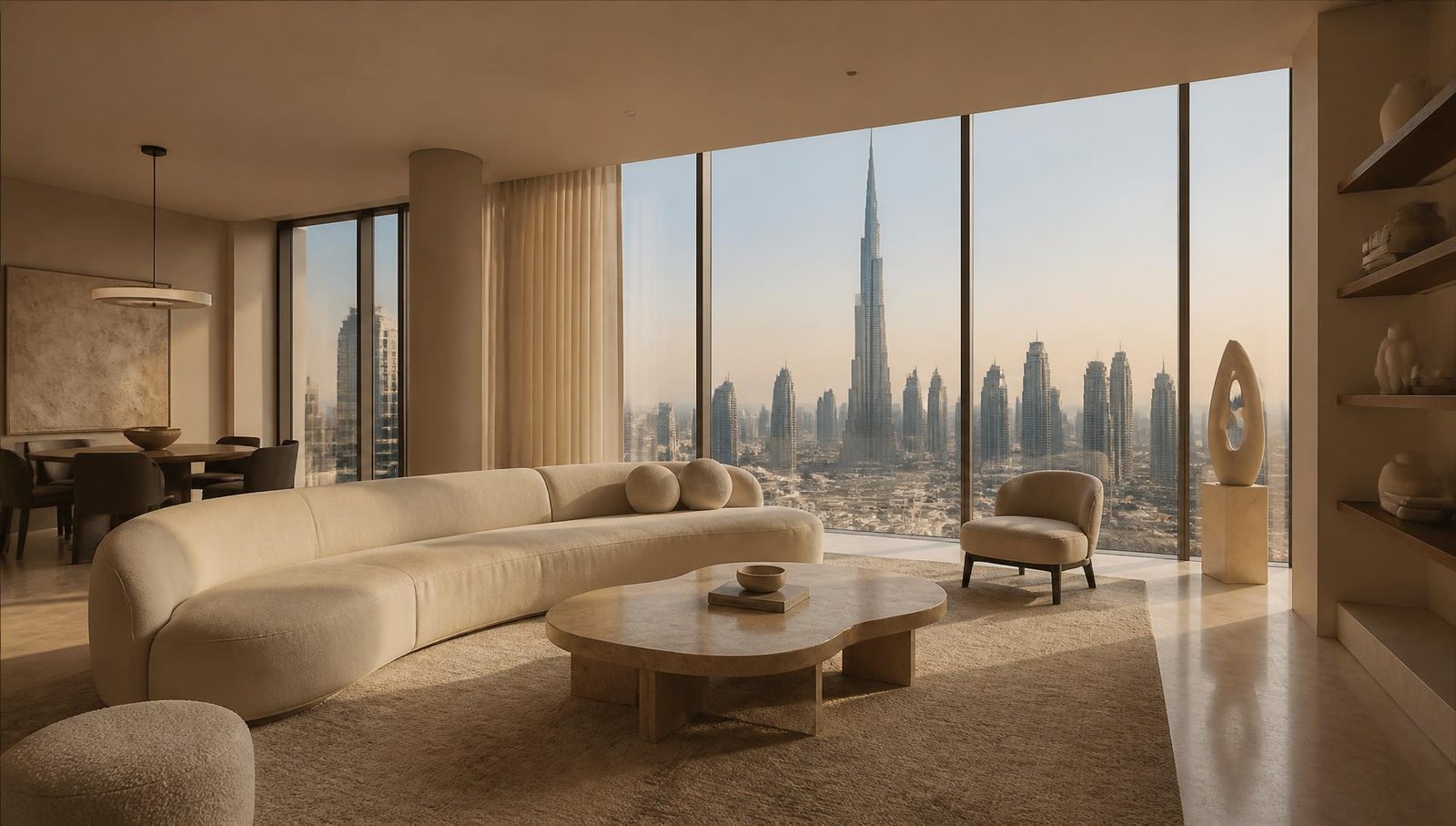 Architectural interior design vision by UNIQ in Dubai